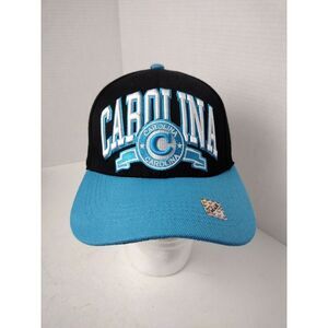 Chokoli Carolina Embroidered Cap Hat Strap back Black EUC
